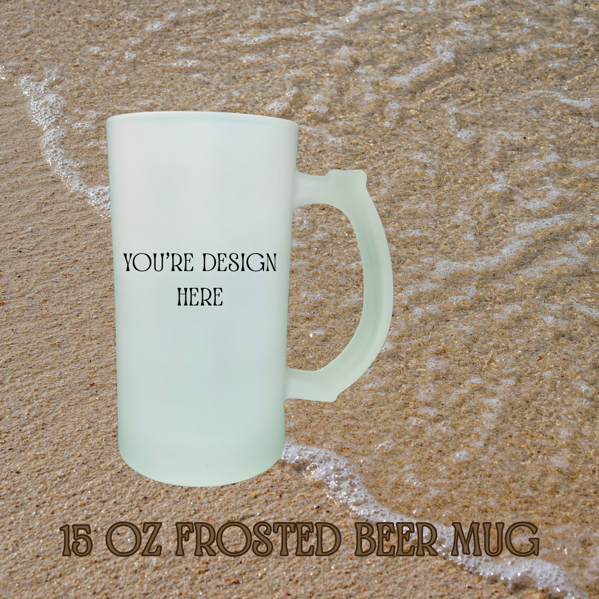 Frosted Beer Mug - 15 oz